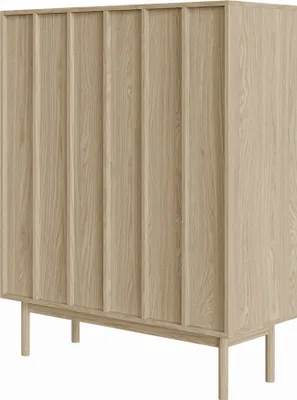 Produktbild von Selsey Neksto - Highboard 2-türig, Eichenholzoptik, 100 cm