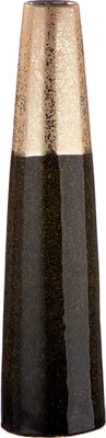 Produktbild von Gilde Vase, groß, konisch, "Macchia", Keramik, braun, VE 1, H. 61 cm, D. 15 cm 47440