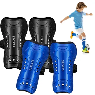 Produktbild von 2 Paar Fußballschienbeinschutz für Kinder, Unisex