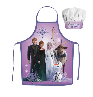 Immagine prodotto di Grembiule per bambini con cappello da cuoco Frozen Family