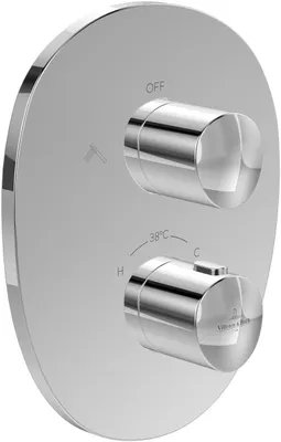 Produktbild von V&B Fertigmontageset ANTAO UP-Thermostat m 2-W-Mengenregul., chr