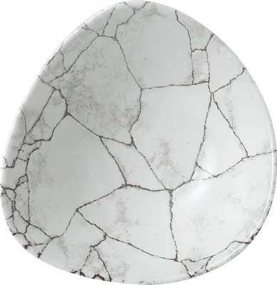 Produktbild von CHURCHILL Kintsugi Agate Grey Teller tief, triangle, ø: 185 mm
