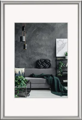 Image de Cadre en aluminium Hama "Detroit", argent, 30 x 40 cm