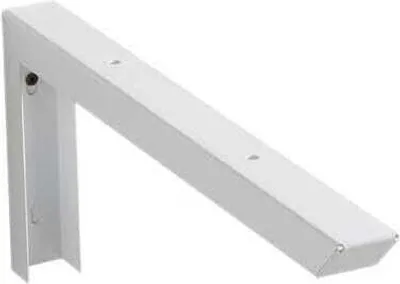 Immagine prodotto di Staffa per mensola bagno bianca in metallo da 20 x 49 cm | Valentina