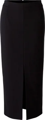 Produktbild von Oui Maxirock aus kompakter Wirkware, schmal geschnitten, Schwarz, Gr. 36