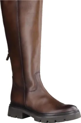 Immagine prodotto di Gabor 7185924 stivali da donna, stivali a gambo lungo, pelle, marrone, plantare estraibile - scarpe da donna stivali comodi / stivaletti, marrone, pelle (nappa), altezza tacco: 20 mm