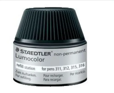Produktbild von Staedtler Lumocolor 487 15, Schwarz, 15 ml, 1 Stück(e), Schwarz, Deutschland