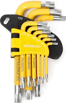 Obrázek produktu pro Sada klíčů Torx Workpro 9 kusů