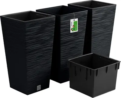 Obrázok produktu pre Kvetináč FURU Square Balcony Box Kvetináč antracit 26,6 l