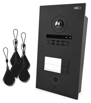 Immagine prodotto di Unità telecamera EMOS GoSmart per citofono IP-880A e monitor IP-880B, con 2 pulsanti. Codice prodotto: H4083