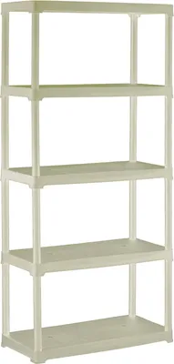 Produktbild von Darbitri Outdoor-Garderobe, Outdoor-Regal, Mehrzweck-Balkongarderobe, Outdoor-Schrank, 100 %  Italy, 80x40h176 cm, Anthrazit