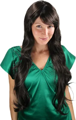 Produktbild von WIG ME UP Perücke, dunkelbraun, gewellt 6311-4