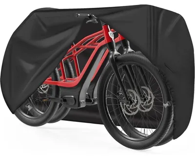 Produktbild von Fahrradabdeckung für 2 Fahrräder Outdoor Wasserdicht Heavy Duty 600D PolyurethanBeschichtung 208x96x119cm