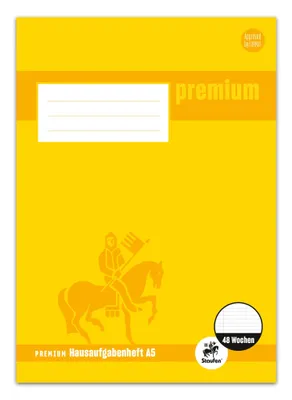 Produktbild von Staufen® Hausaufgabenheft Premium Lineatur SL liniert DIN A5 ohne Rand, 48 Blatt
