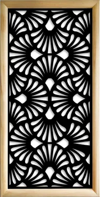 Obrázok produktu pre EVENTAILS - Dekoratívne moduly z dreva a PVC 73 x 148 cm, čierne