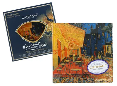 Productafbeelding van Decoratief bord - Van Gogh, Caféterras bij nacht (CARMANI)