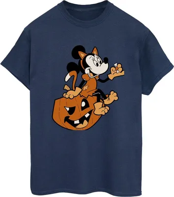 Obrázek produktu pro Mickey Mouse - dámské tričko - Halloween BI52918 (4XL) (námořnická modrá)