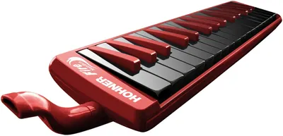 Produktbild von Hohner Melodica Fire 32 Tasten 42 cm Tonumfang f - c'' mit Anblasschlauch