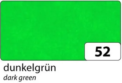 Produktbild von folia Seidenpapier (B)500 x (H)700 mm 20 g/qm dunkelgrün 5 Blatt