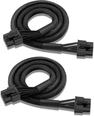 2x PCIE-Kabel für Seasonic, 8-Pin PSU auf 6+2, 65 cm