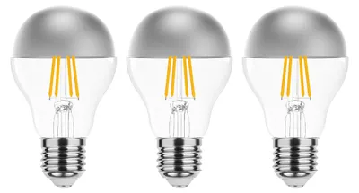 Productafbeelding van Modee LED Globelamp G80 E27 Helder - 4W 400lm 2700K - Warmwit - Vervangt 35W - 3 stuks
