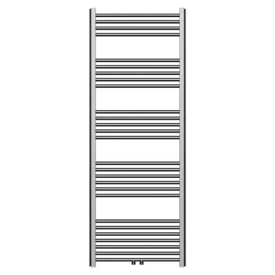 Produktbild von Handtuchheizkörper mit Mittelanschluss in Gunmetal Grau – 1600x600mm, 557 Watt