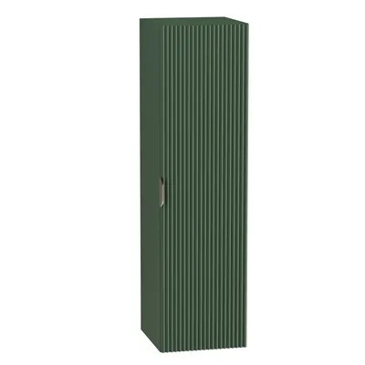 Obrázok produktu pre WENA Kúpeľňová skrinka, rebrované čelá, šalvia, 1 dvierka s tichým zatváraním, š/v/h cca 33/120/33 cm