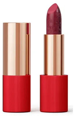 Zdjęcie produktu dla La Perla Matte Silk, matowa pomadka w kremie, odcień 107 Kirschrot (wiśniowy), 3,5 g. *Produkt testowy