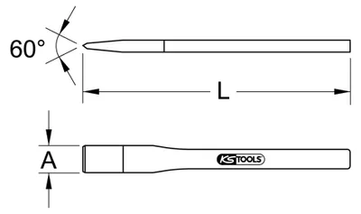 Immagine prodotto di Scalpello da muratore BRONZEplus, 22x500 mm