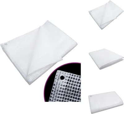 Image de vidaXL Bâche de couverture Leno 140 g/m² 4x6 m Blanc - Bâches