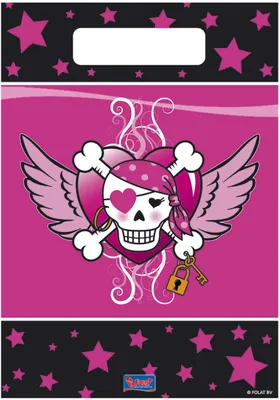 Produktbild von Pirate Girl Partytüten, 8 Stück