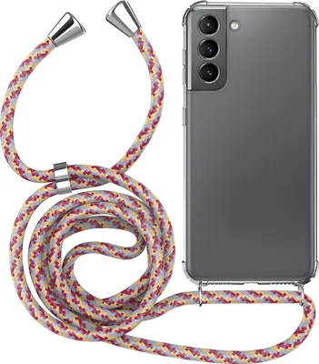 Produktbild von Handykette für Samsung Galaxy S21 - Handyhülle mit Schnur Cover in Pink