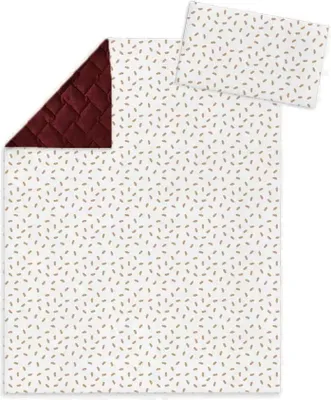 Produktbild von Samt-Kinderdecke 100x75 cm Rot / Albero Mio
