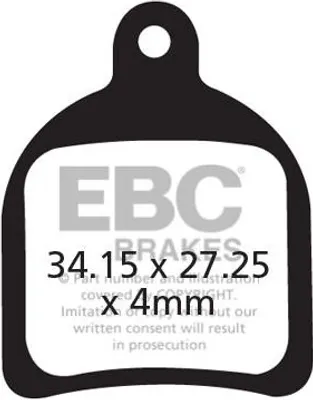 Immagine prodotto di CFA422 - Pastiglie per freni da bicicletta (organiche) EBC Brakes