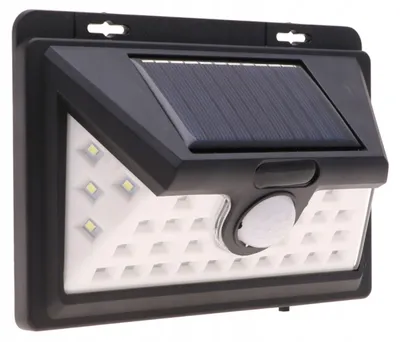 Zdjęcie produktu dla LAMPA SOLARNA Na Ścianę Halogen LED Z CZUJNIKIEM Ruchu Zmierzchu 2201