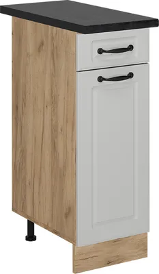 Obrázok produktu pre Kuchynská spodná skrinka Vicco R-Line Biely vidiecky dom 30 cm , AP Antracit, Model 53445