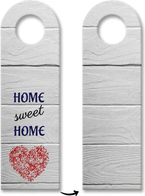 Produktbild von HOME sweet HOME Türhänger 10er Set mit Herz