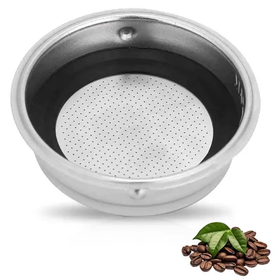 Kaffeefilterkorb 51 mm, Edelstahl, einfacher Espresso, Ersatzteil
