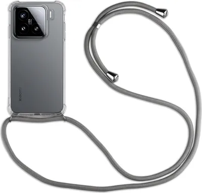 Produktbild von Handykett für Xiaomi 15 Hülle mit Kordel Handyhülle mit Band in Grau