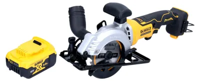 Obrázok produktu pre Akumulátorová okružná píla DeWalt DCS 571 N 18 V 115 mm bez kefiek + 1x akumulátor 5,0 Ah - bez nabíjačky