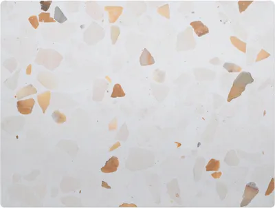 Produktbild von Terrazzo in Pastellfarben – Bodenschutzmatte – Stuhlunterlage 120x90 cm – Rutschfest – Hartbodenmatte