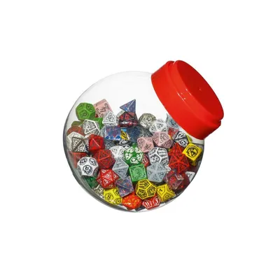 Produktbild von Q Workshop Jar D4d6d8d10d12d20d100 Würfel 150 Einheiten    One Size