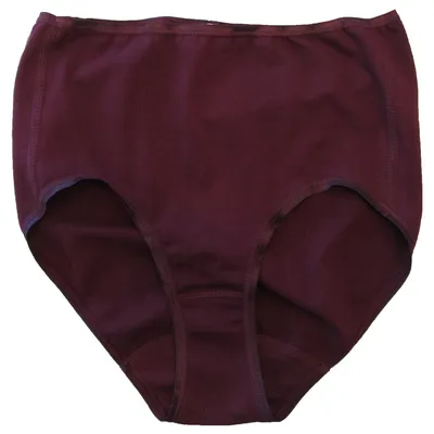 Produktbild von HERMKO 5011 Damen Taillenslip aus Baumwolle/Elasthan, Maxi-Schlüpfer , Farbe:bordeaux, Größe:40/42 (M)