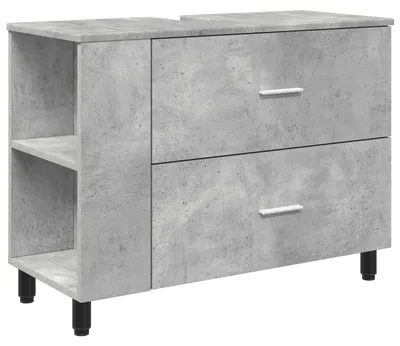 Produktbild von vidaXL Waschtisch Betongrau 80 x 35 x 60 cm Holzwerkstoff