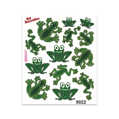 Image de Autocollants grenouilles 20 x 24 cm