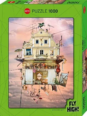 Produktbild von Heye Puzzle Treasure House, 1000 Teile, 1000 Stück(e), Kunst