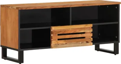 Image de Meuble TV 100x34x46 cm bois d'acacia massif