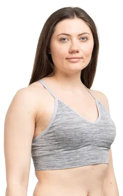 Produktbild von Odlo Seamless Soft 2.0 Padded Sport-bh Grau L Frau Grau L