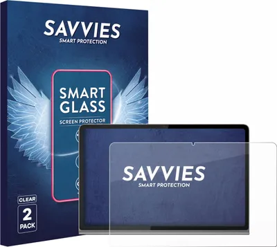 Produktbild von 2x Savvies Schutzglas Folie für Lenovo Tab Plus 11.5" 9H Panzer Schutzfolie Glas Displayschutz klar transparent