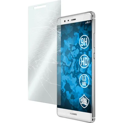 Produktbild von 2er-Pack PhoneNatic Glas-Folie klar  kompatibel mit Huawei P9 - Panzerglas für P9